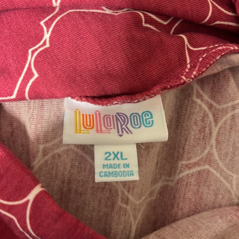 LulaRoe 2XL maxi skirt - Picture 5 of 6